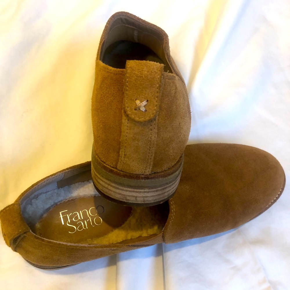 Franco Sarto suede loafers